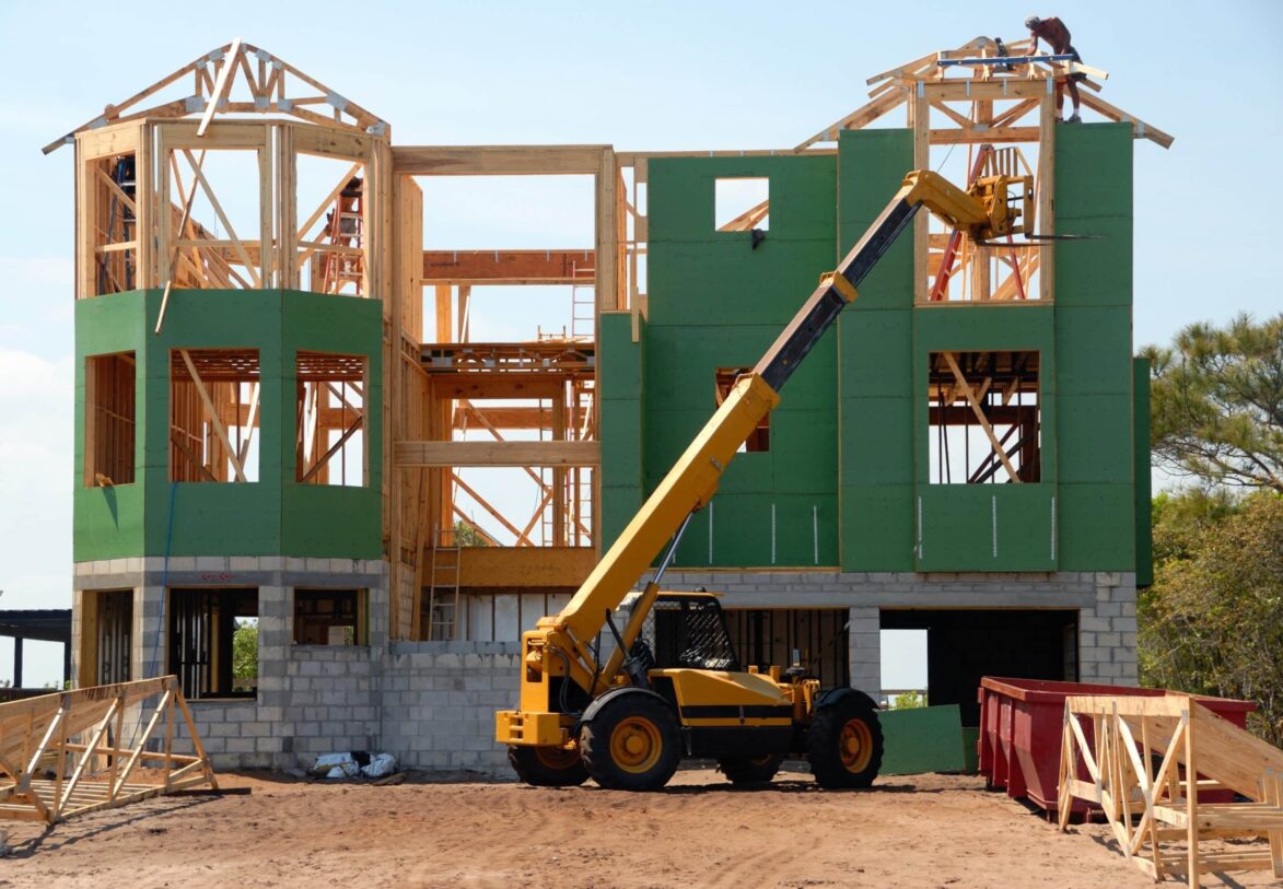 Maison en construction - CMI - Fougeray Associés